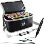 Apex feutre a alcool, feutre alcool double pointe, s�chage rapide en une seconde, avec �tui de transport ...