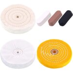 Apex kit de 6 disques de polissage professionnels de 6 pouces avec 3 p�tes � polir de couleurs diff�rentes ...