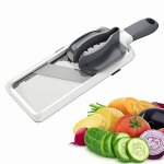 Apex mandoline manuelle ergonomique, coupe - l�gumes r�glable, coupe - oignons et pommes de terre pour ...