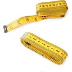 Apex m�tre ruban � coudre, 2 rubans, 300 cm, double face, extra long, souple pour tailleur, pour mesurer ...