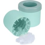 Apex moule � gla�ons cylindrique bleu en 2 pi�ces, seau � gla�ons en silicone, gobelet � gla�ons � d�moulage ...