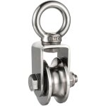 Apex poulie � 2 roulements, palan robuste pour c�ble / corde � linge, charge maximale 500 kg