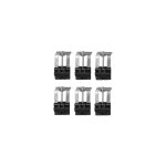 Gonds de fixation pour �vier inox 6 pi�ces