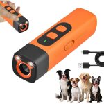 Appareil anti - aboiement pour chien - r�pulsif � ultrasons rechargeable - anti - aboiement - avec 3 ...