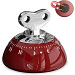 Appareil de compte � rebours m�canique de 60 minutes avec alarme puissante et plaque arri�re magn�tique, ...