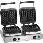Appareil � gaufre double bruxelles - 60 x 100 mm - (h)32 mm - bartscher