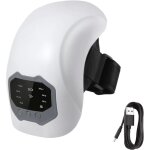 Appareil de massage des genoux sans fil, rechargeable, avec chauffage � la lumi�re rouge, sangles de ...