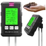 Appareil de mesure de l'humidit� du sol pour plantes, testeur de sol num�rique 6 en 1 avec ph / humidit� ...