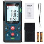 Appareil de mesure laser num�rique, lm50 50 m, longueur / surface / volume / th�or�me de pythagore avec ...