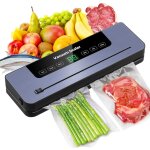 Appareil de mise sous vide alimentaire, adapt� aux cuisines domestiques gris