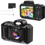 Appareil photo num�rique, 4k 48mp autofocus cam�ra avec carte sd 32g, zoom num�rique 10x, �cran de 2, ...