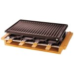 Appareil  raclette 8 personnes 1200w bois - little balance - 8501