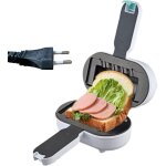 Appareil � sandwichs gaufrier avec rev�tement antiadh�sif, id�al pour hamburgers, petit - d�jeuner, d�jeuner, ...