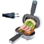 Appareil � sandwichs gaufrier avec rev�tement antiadh�sif, id�al pour hamburgers, petit - d�jeuner, d�jeuner, ...