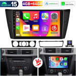 Apple carplay pour bmw s�rie 3 e90 e91 e92 e93, autoradio android 15 pouces avec bluetooth - 4 + 64g ...