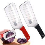 Applicable lot de 2 coupe legumes manuel, trancheuse  lgumes, mandoline manuelle coupe oignon pour ...