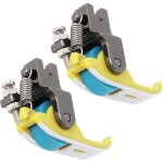 Applicable lot de 2 pieds presseurs � rouleau robustes pour machine � coudre accessoires adapt�s aux ...