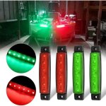 Applicable lot de 4 lampes de navigation à led pour bateau, poupe, bateau électrique et skiff 12 v Applicable lot de 4 lampes de navigation à led pour bateau, poupe, bateau électrique et skiff 12 v