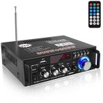 Applicable amplificateur audio, amplificateur hifi, amplificateur st�r�o bluetooth 5. 0, 12v 220v 600w ...