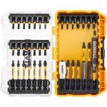 Applicable dewalt - coffret toughcase 37 pices - embouts de vissage applicable flextorq - pour perceuse ...