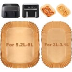 Applicable papier cuisson pour friteuse moulinex ez9018 5, 2 / 3, 1 l & philips air fryer s�rie 3000 ...