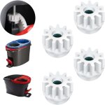 Applicable pi�ces de rechange pour vadrouille rotative (blanc) 4 pi�ces seau de vadrouille roulement ...