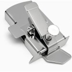 Applicable pied presseur machine � coudre avec guide de couture magn�tique inoxydable, ourlet roul� et ...