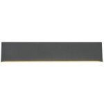 Applique concha anthracite double led emission trio lighting