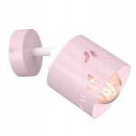 Applique pour enfants plafonnier plateforme applique led e27 rose