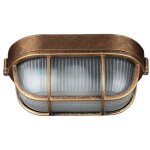 Applique d'ext�rieur lampe murale industrielle r�tro lampe de bateau ovale hublot lampe, elliptique plafonnier ...
