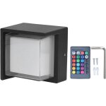 Applique d'extrieur rgb avec tlcommande, lgante applique led rgb en acrylique rsistant  la corrosion ...