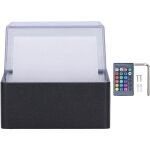 Applique d'extrieur tlcommande rvb, lgante applique carre rsistante  la corrosion  haute luminosit ...