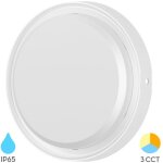 Applique extrieure led 12w 3en1 ip65 blanc