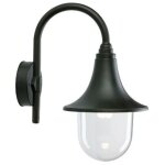 Applique lanterne descendant marine e27 40w noir exta rieur cm41x22x33