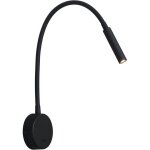 Applique de lecture noir, lampe col de cygne flexible led 3w 3000k fixation liseuse murale 240v avec ...