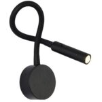 Applique de lecture noir, lampe col de cygne flexible led fixation liseuse murale avec interrupteur pour ... Applique de lecture noir, lampe col de cygne flexible led fixation liseuse murale avec interrupteur pour ...