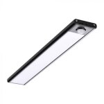 Applique led pour armoire ip20 noir 1. 5w 110 lumens 3000k