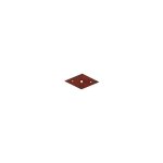 Applique losange fer rouill� - hauteur : 35 mm - d�cor : rouill� cir� - largeur : 78 mm dubois