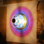 Applique m�di�vale, ufo ultra - moderne espace �ge ann�es 70 bauhaus salon chambre atmosph�re h�tel applique ...