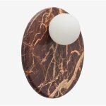Applique murale �30 cm en marbre avec boule en cristal conrad sklum