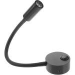 Applique murale 3w led flexible col de cygne lampe de chevet lampe de lecture prise murale cylindre sans ... Applique murale 3w led flexible col de cygne lampe de chevet lampe de lecture prise murale cylindre sans ...
