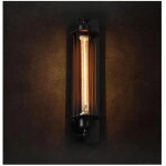 Applique murale antique en forme de fl�te de grow, en fer forg�, style industriel europ�en r�tro, id�ale ...