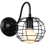 Applique murale antique rtro applique cage en mtal applique murale d'intrieur lampe murale vintage ...