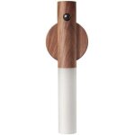 Applique murale en bois, veilleuse d'int�rieur avec d�tecteur de mouvement, applique murale � batterie ...