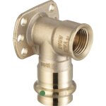 Applique murale bronze � sertir sanpress ff - 14mm 15x21 - viega