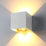 Applique murale chambre applique murale  led avec dtecteur de mouvement, applique 6w, blanc chaud 3000k, ...