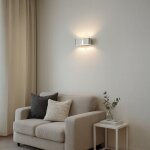 Applique murale chrome design picto