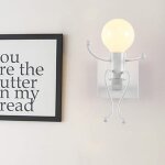 Appliques murales e27 moderne fer int�rieur lampe appliques luminaires, conception de bande dessin�e ...