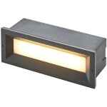Applique murale encastr�e led lachlain en aluminium ? hublot d'ext�rieur ? �clairage uniforme sans �blouisseme ...