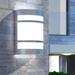 Applique murale d'ext�rieur acier inoxydable vidaxl